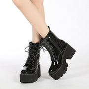 Motorcycle Air Doc Martens Muffin Platform Boots For Women