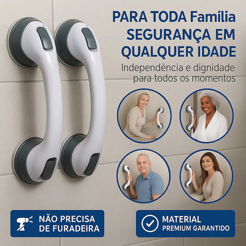 Barra de Apoio Portátil para Banheiro - MC segurança e praticidade