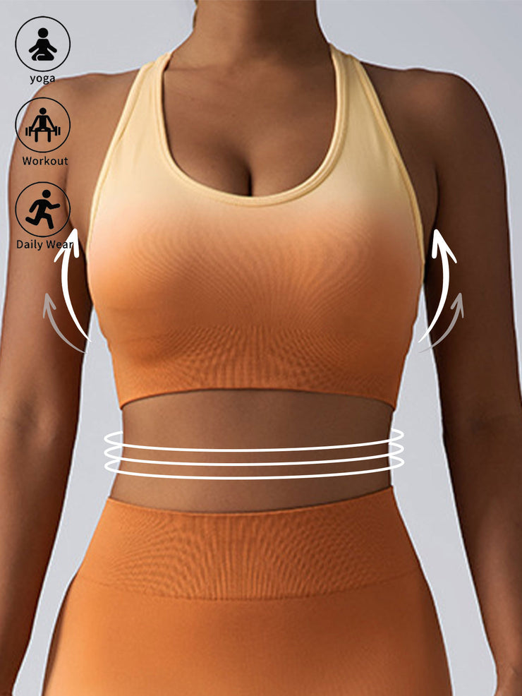 High Impact Sports Bras For Women,Racerback Running Bra Workout Crop Tank Tops Longline Sports Bra Push Up