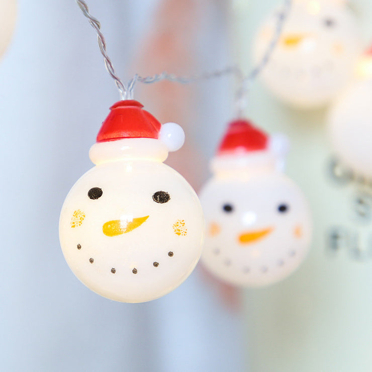 Luzes de corda de boneco de neve Luzes de Natal luzes de decoração