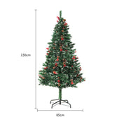 Árvore de Natal PVC Neve Artificial Árvore de Natal Decoração de janela de shopping