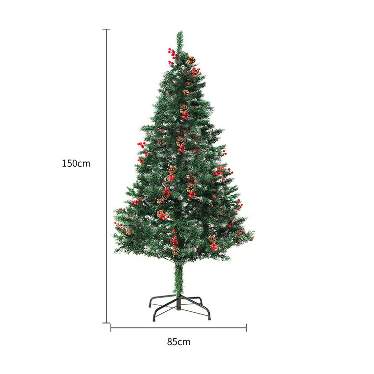 Árvore de Natal PVC Neve Artificial Árvore de Natal Decoração de janela de shopping