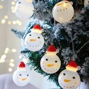 Luzes de corda de boneco de neve Luzes de Natal luzes de decoração