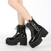 Motorcycle Air Doc Martens Muffin Platform Boots For Women