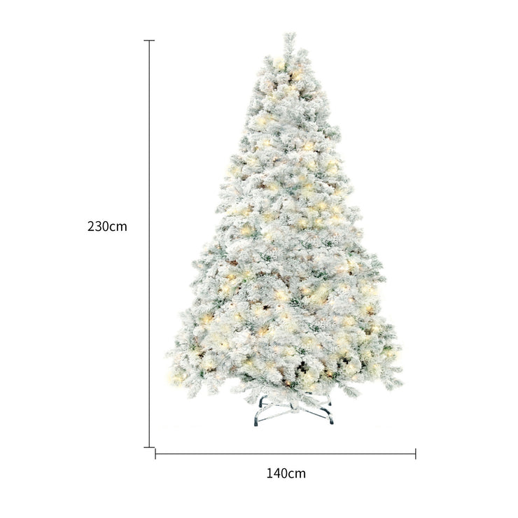 Árvore de Natal PVC Neve Artificial Árvore de Natal Decoração de janela de shopping