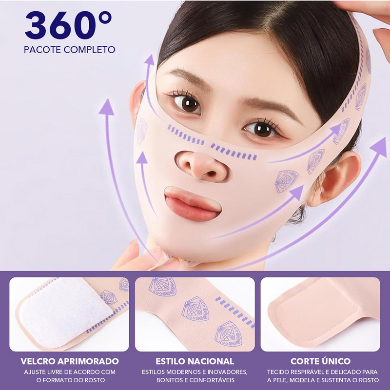 Máscara de Contorno Facial - MC - Revitalize seu Rosto.