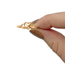 Anel Infinito Amor - MC Prata 925 Dourada Ouro 18k, seu presente ideal
