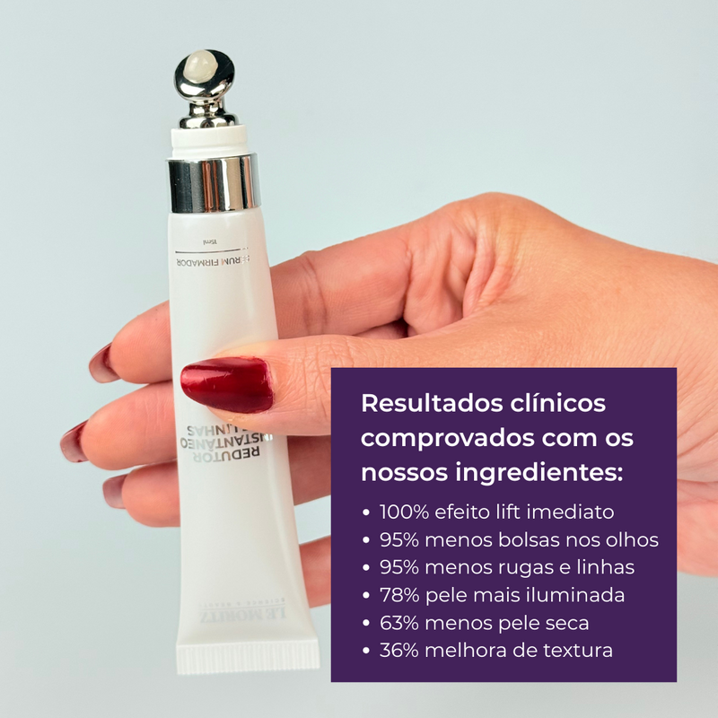 Sérum Redutor Instantâneo de Linhas Le Moritz - MC, sua pele perfeita.