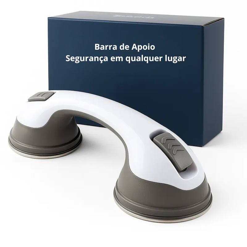 Barra de Apoio Portátil para Banheiro - MC segurança e praticidade