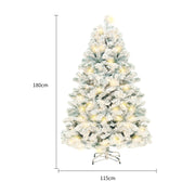 Árvore de Natal PVC Neve Artificial Árvore de Natal Decoração de janela de shopping