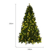 Árvore de Natal PVC Neve Artificial Árvore de Natal Decoração de janela de shopping