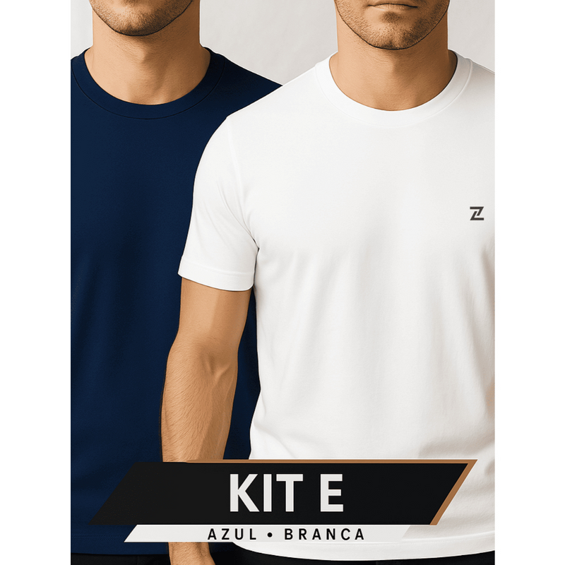 Kit 2 Camisetas Dry-Fit Unissex Tech T-Shirt - MC - Maciez e conforto.