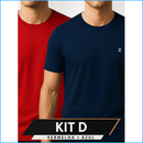 Kit 2 Camisetas Dry-Fit Unissex Tech T-Shirt - MC - Maciez e conforto.