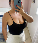 Blusa de Alça Fina em Poliamida Top - MC, Modêlo perfeito.