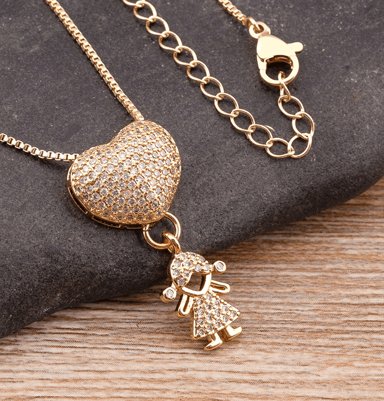 Colar Amor de Mãe MC vínculo único entre mães e filhos.