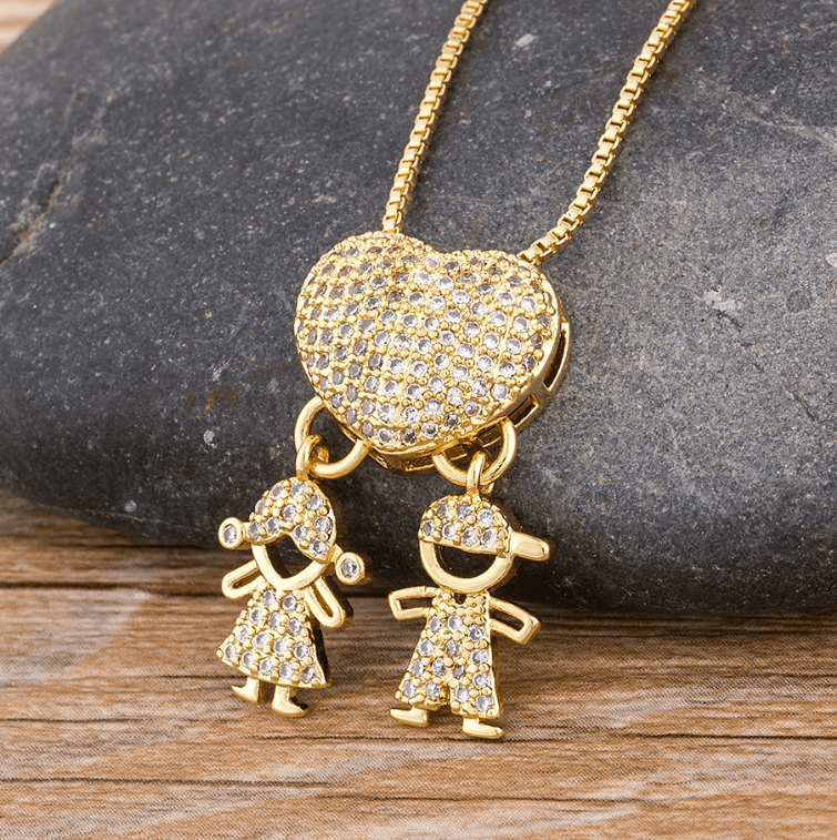 Colar Amor de Mãe MC vínculo único entre mães e filhos.